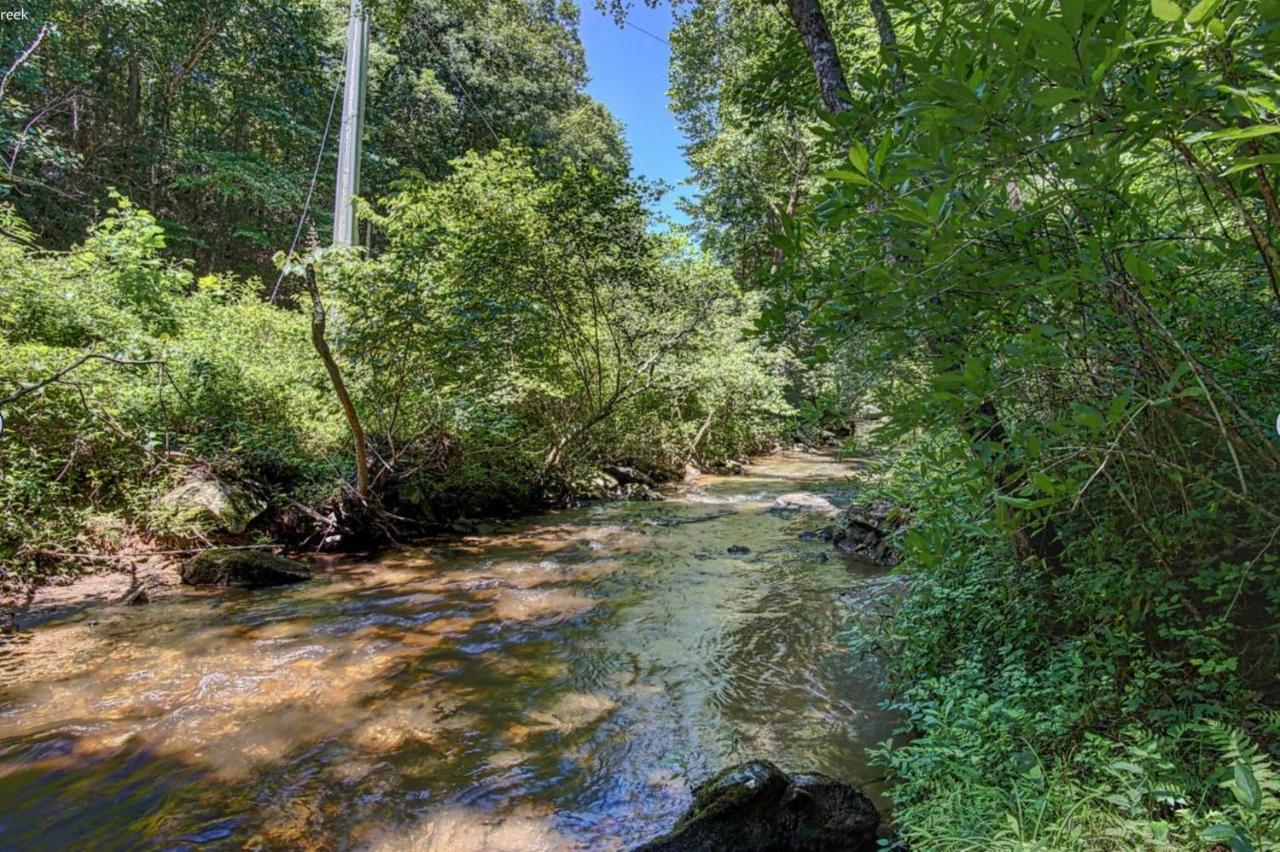 Cozy Creekfront Family Cabin-Pet Friendly -Gamerm-Hot Tub Hiawassee Buitenkant foto